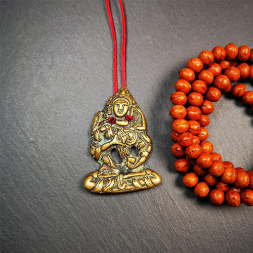 Vajrasatva,2.24" - Tibetan Buddhist vajra, front view