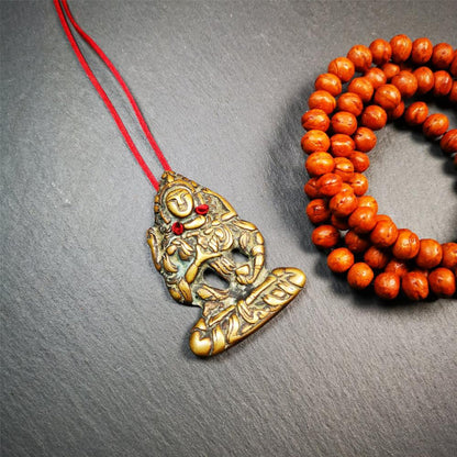 Vajrasatva,2.24" - Tibetan Buddhist vajra, detailed view