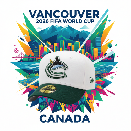 Vancouver 2026 World Cup Poster Inspired Cap Image