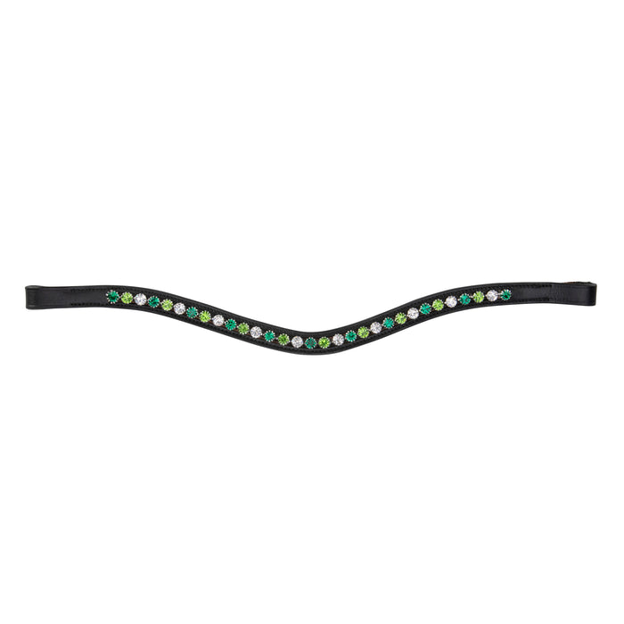 Velociti GARA Green Diamante Browband