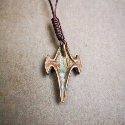 Vintage Shankha Divine Conch Badge,Tibetan Buddhist Protective Amulet Pendant - Tibetan Buddhist amulet, view 6