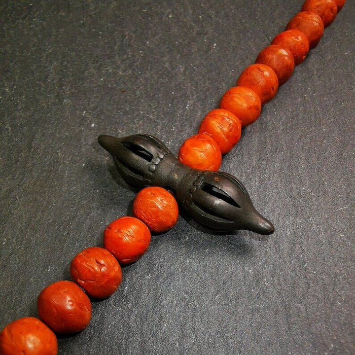 Vintage Vajra Dorje Amulet,1.5" - Tibetan Buddhist amulet, view 4
