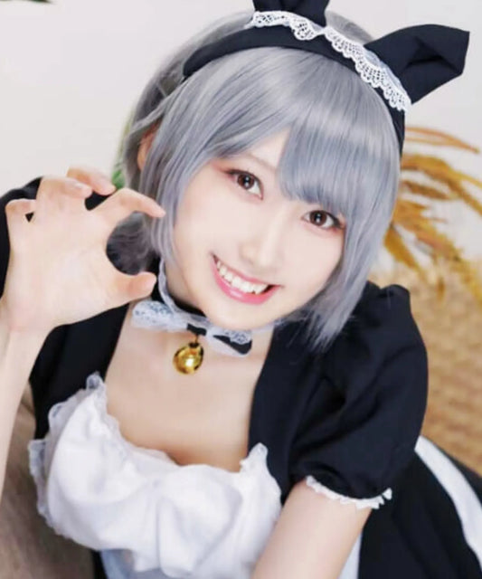 襟足長めショートウィッグ