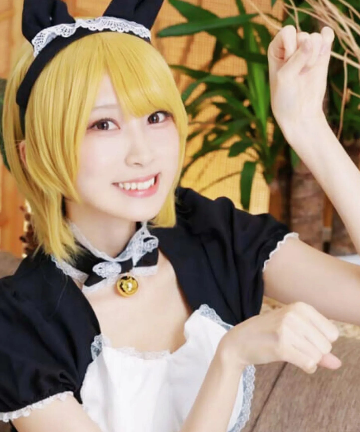 襟足長めショートウィッグ