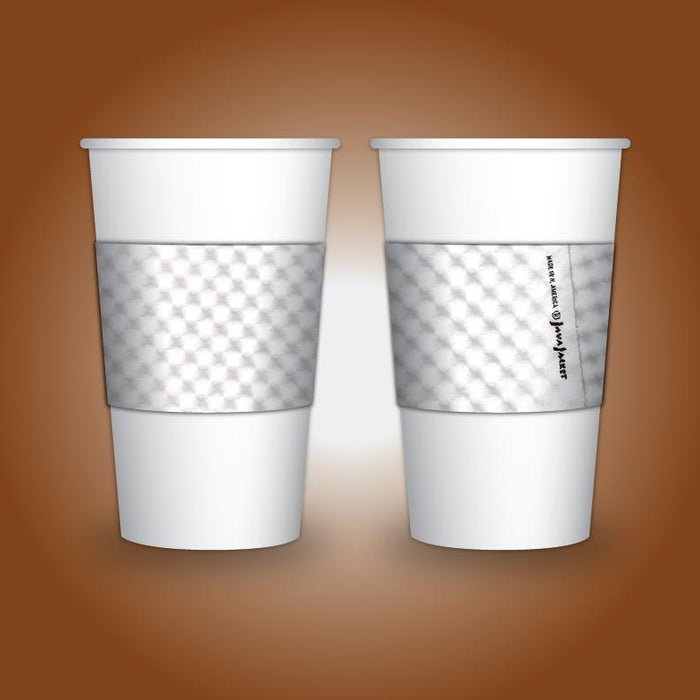 White Java Jacket Assembled with Fits 10-20 Oz Cups, 1000/cs - 2954489