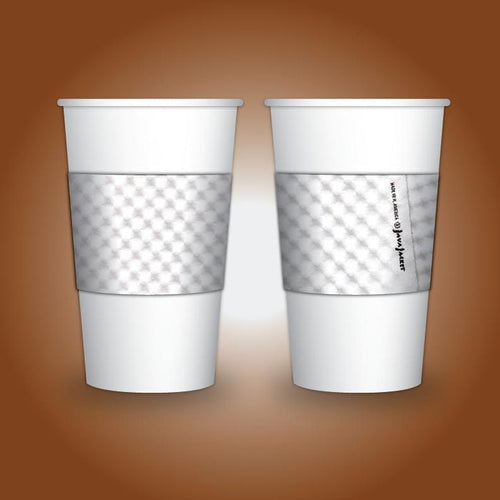 White Java Jacket Assembled with Fits 10-20 Oz Cups, 1000/cs - 2954489