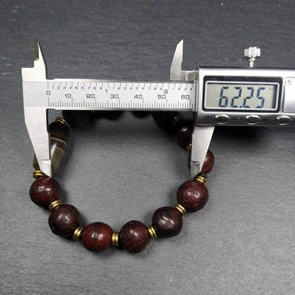 Wrist Mala, Bodhi Seed Beads Bracelet - Tibetan Buddhist mala beads, view 7