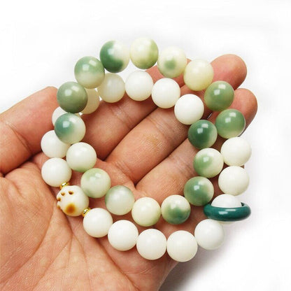 Wrist Mala, Bracelet Prayer Bead 16" Length - Tibetan Buddhist mala beads, view 6
