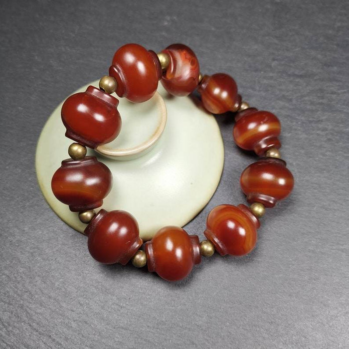 Wrist Mala, Prayer Beads Bracelet - Tibetan Buddhist mala beads, view 4