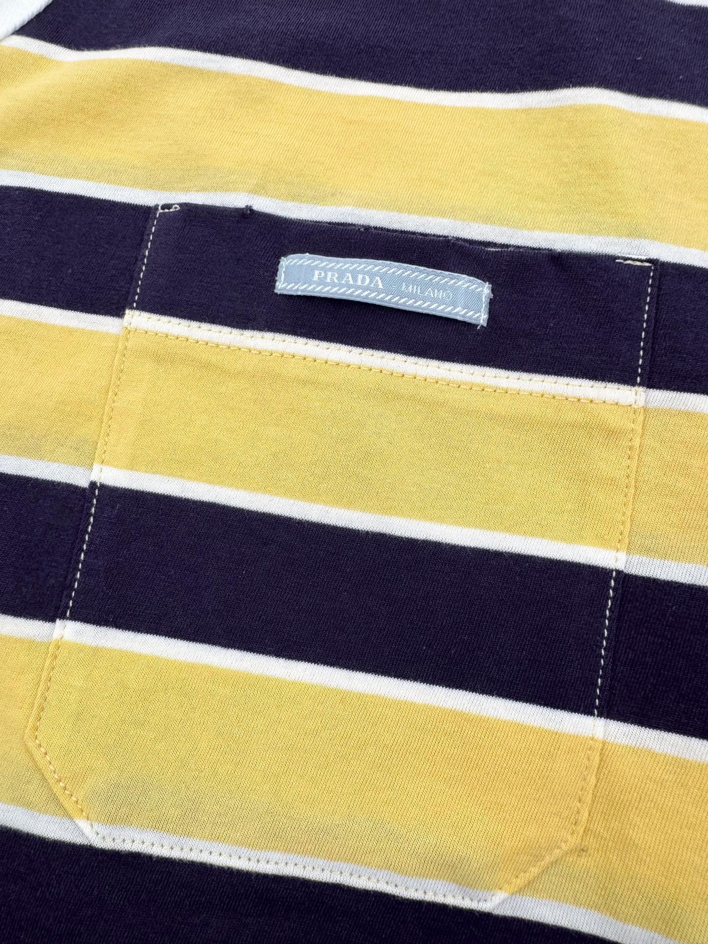 2026 New Triangle Brand Striped Short-Sleeved T-Shirt with Pockets (CC952-A20)