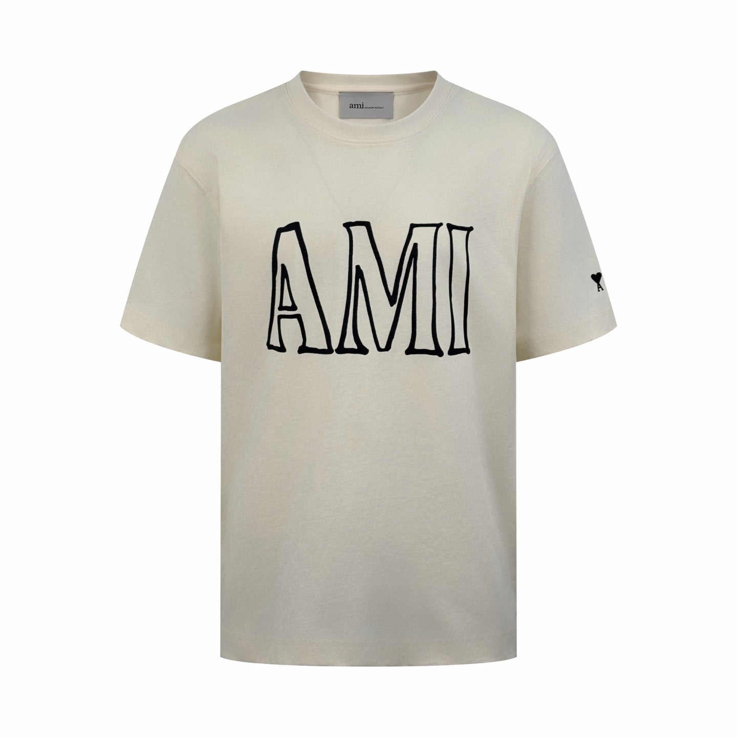 2026 Women’s Heart A Letter Print Box-Fit Short-Sleeved T-Shirt (EE405)