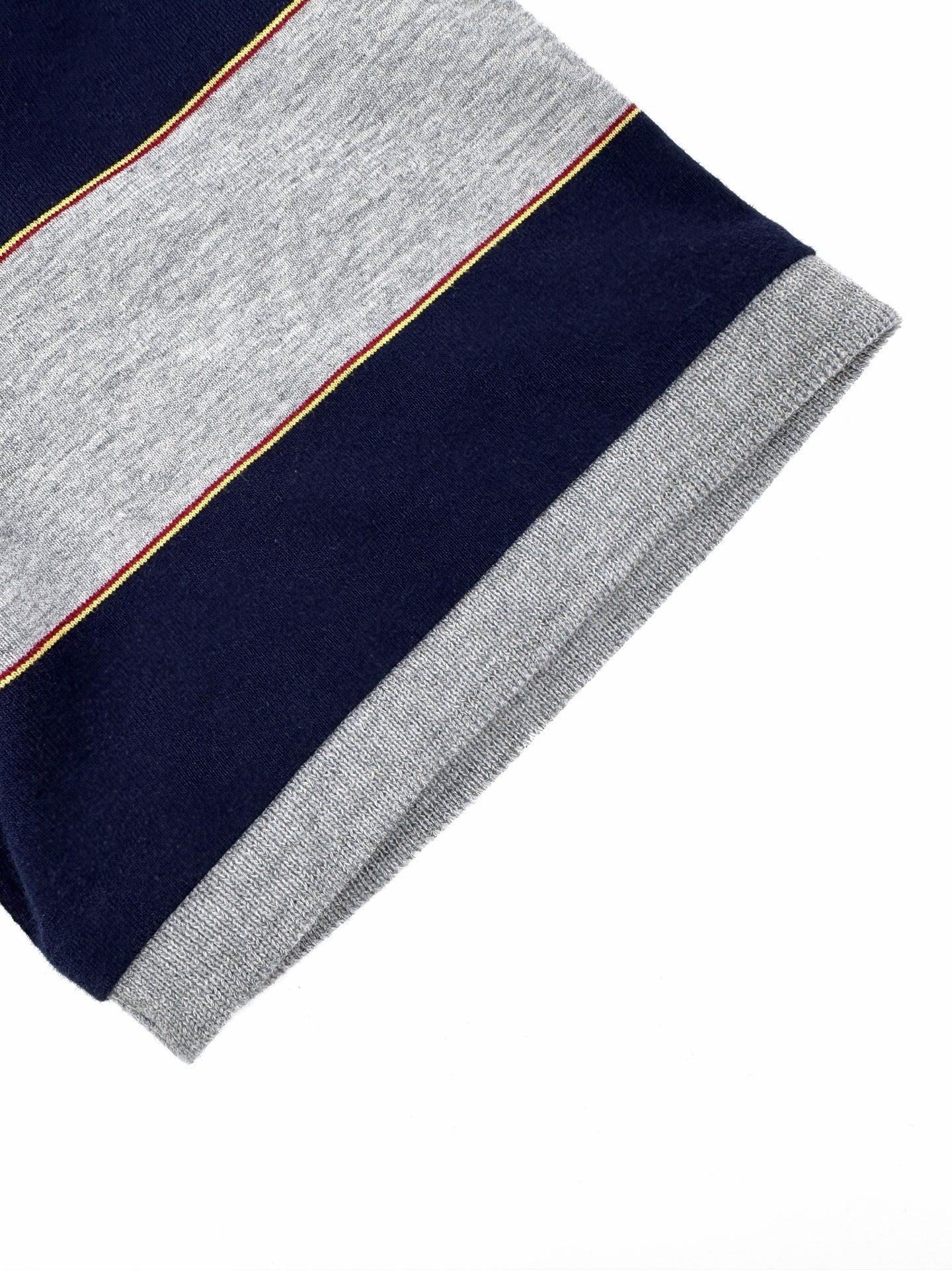 2026 Women’s Striped Polo Shirt with MM Logo (FF707)