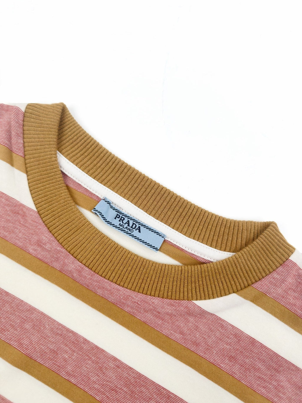 2026 Women’s Triangle Brand Logo Striped Short-Sleeved T-Shirt (FF709)