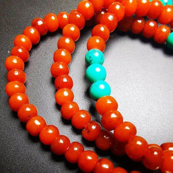 Yak Bone 108 Mala,6mm Prayer Beads - Tibetan Buddhist mala beads, view 6