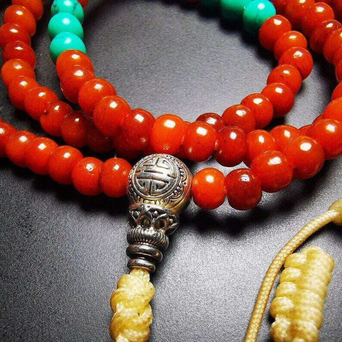 Yak Bone 108 Mala,6mm Prayer Beads - Tibetan Buddhist mala beads, view 7