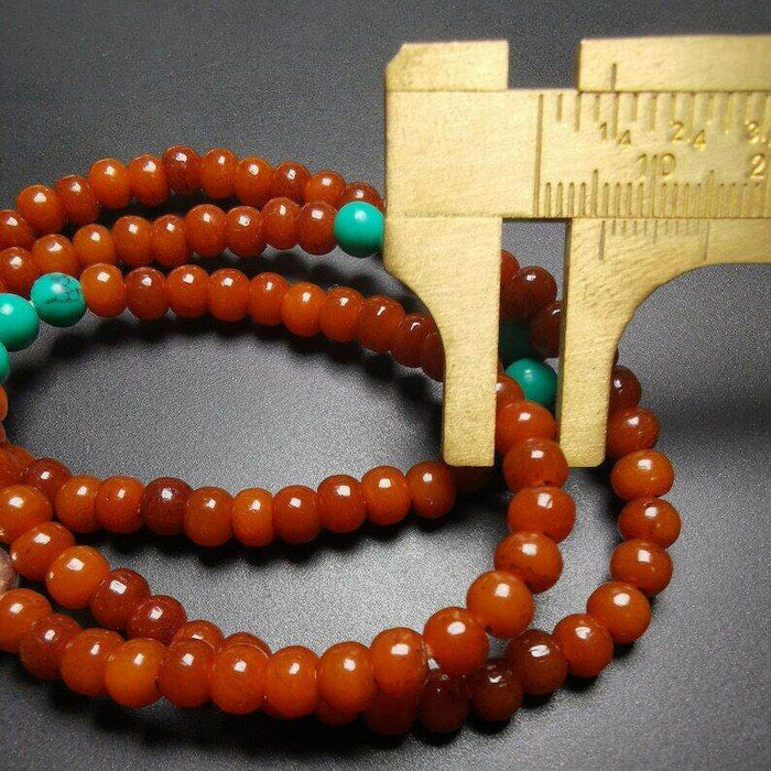 Yak Bone 108 Mala,6mm Prayer Beads - Tibetan Buddhist mala beads, view 8