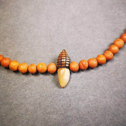 Yak Bone Carved Spacer Bead for Mala,Niang La TsaTsa Statue,Stupa Amulet - Tibetan tsa tsa mold, view 4
