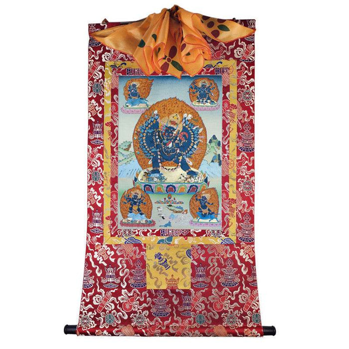Yamantaka / Guhyasamaja Thangka Image - Tibetan thangka painting, view 7