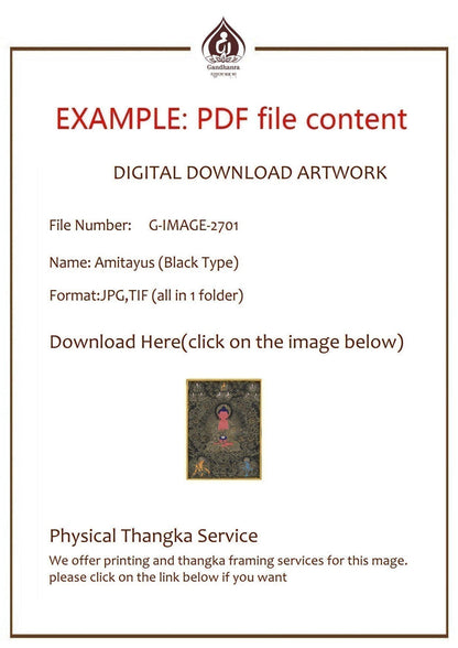 Yamantaka \ Vajrabhairava Image - Tibetan thangka painting, view 6
