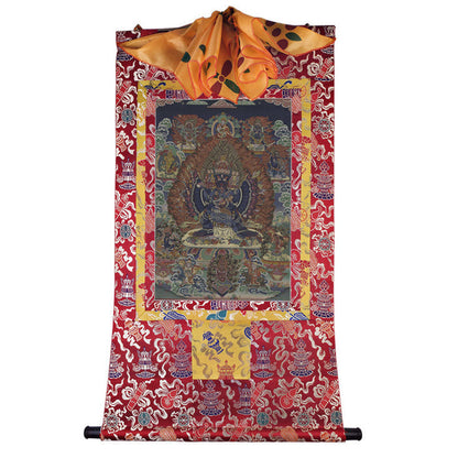 Yamantaka \ Vajrabhairava Image - Tibetan thangka painting, view 7