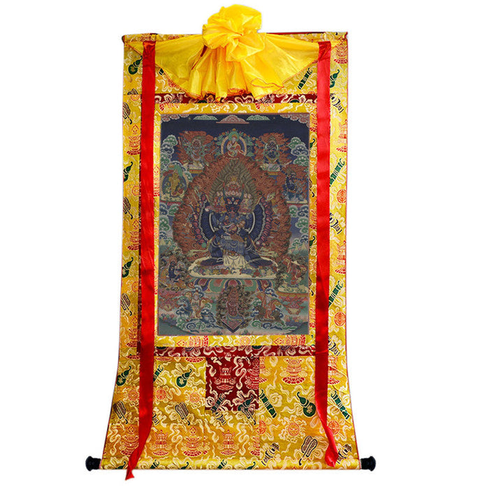 Yamantaka \ Vajrabhairava Image - Tibetan thangka painting, view 8