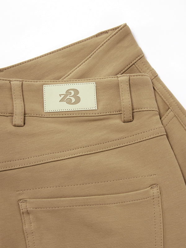 z3 4 Way Stretch Brown Tailored Fit Pants